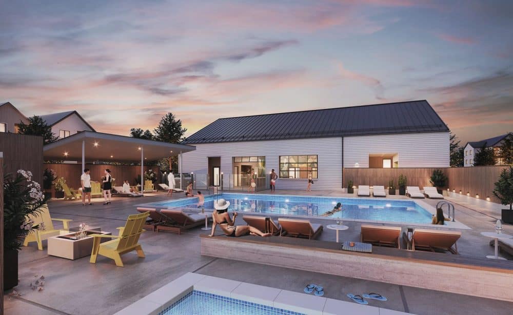 Rendering of the pool at Aurora Apartment Homes -Apartments Great Falls MT 1